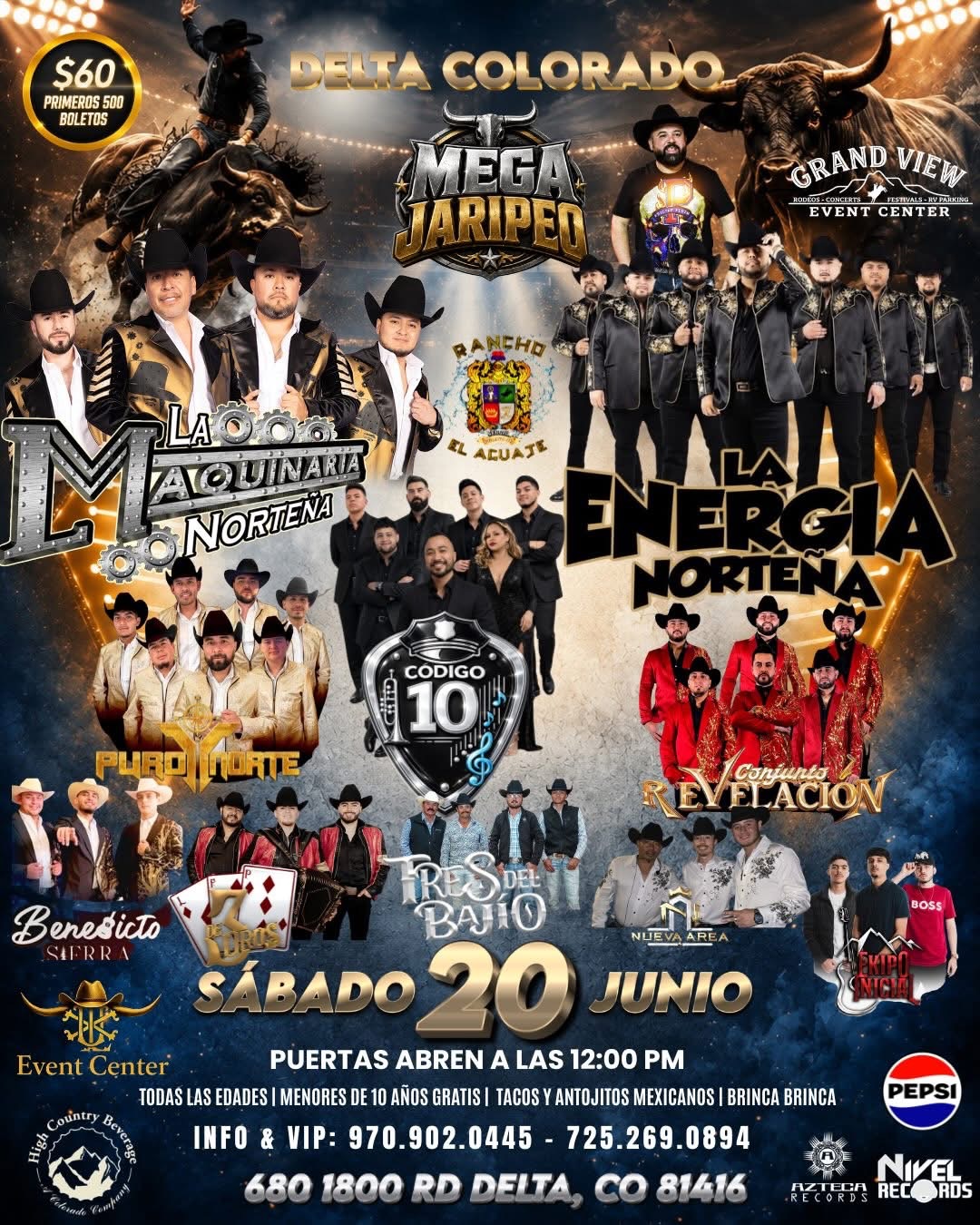 Mega Jaripeo — June 20, 2026
